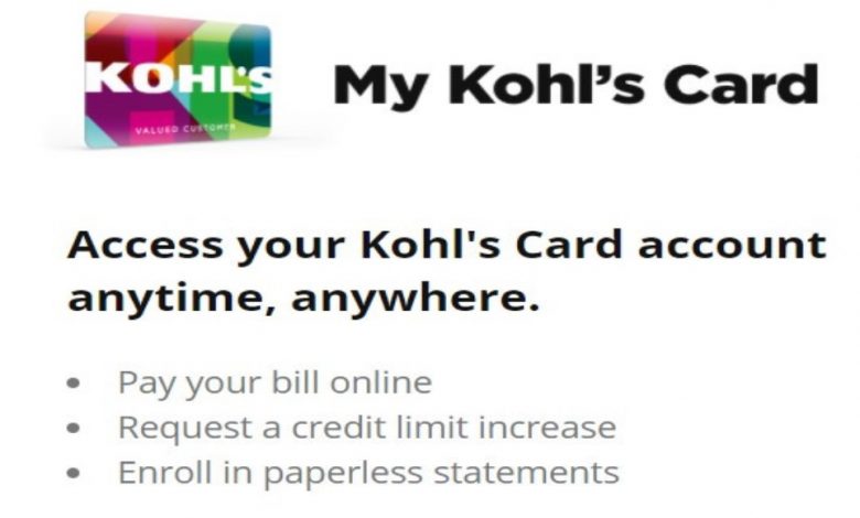 mykohlscard com