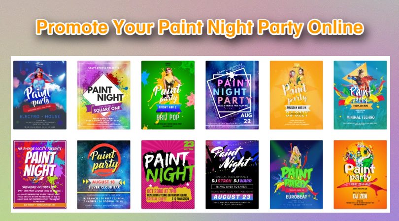 Promote Your Paint Night Party Online